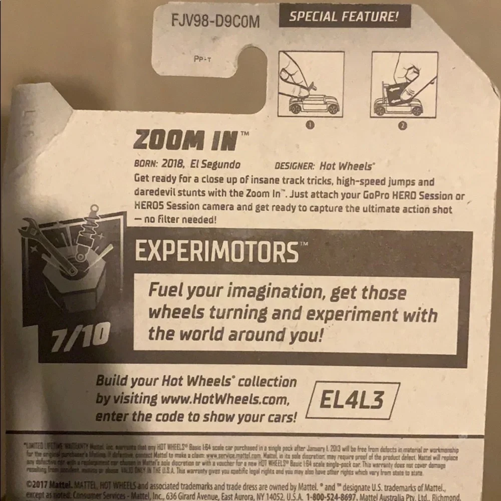 Hot wheels experimotors 242/365 works w/ G…